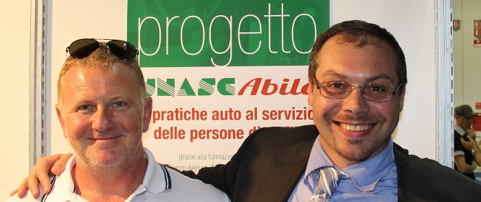 Francesco Osquino,  Riccardo Mareschini, Reatech accessibilità Autonomia