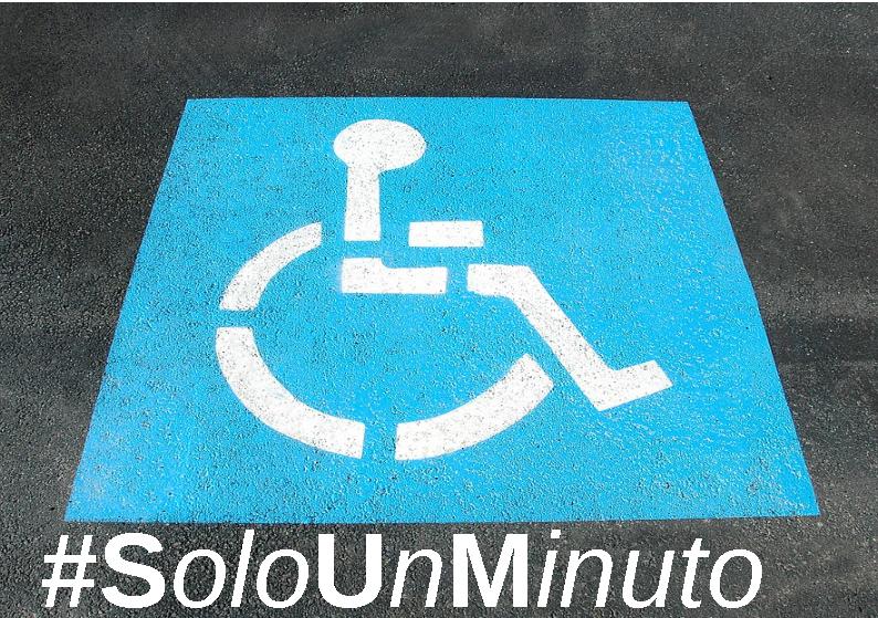#SoloUnMInuto - parcheggio disabili